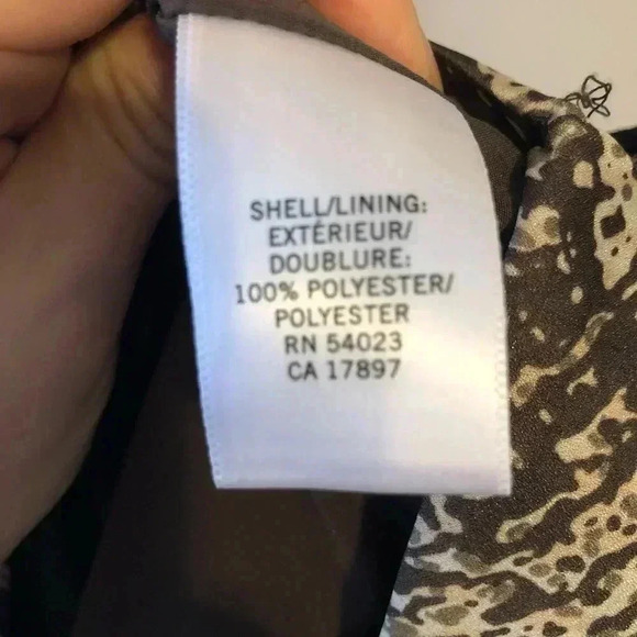 Banana Republic Snakeskin Print Miniskirt Size 14 - Picture 4 of 5